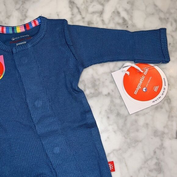 NWT MAGNETIC ME WAFFLE FOOTIE - Picture 4 of 5